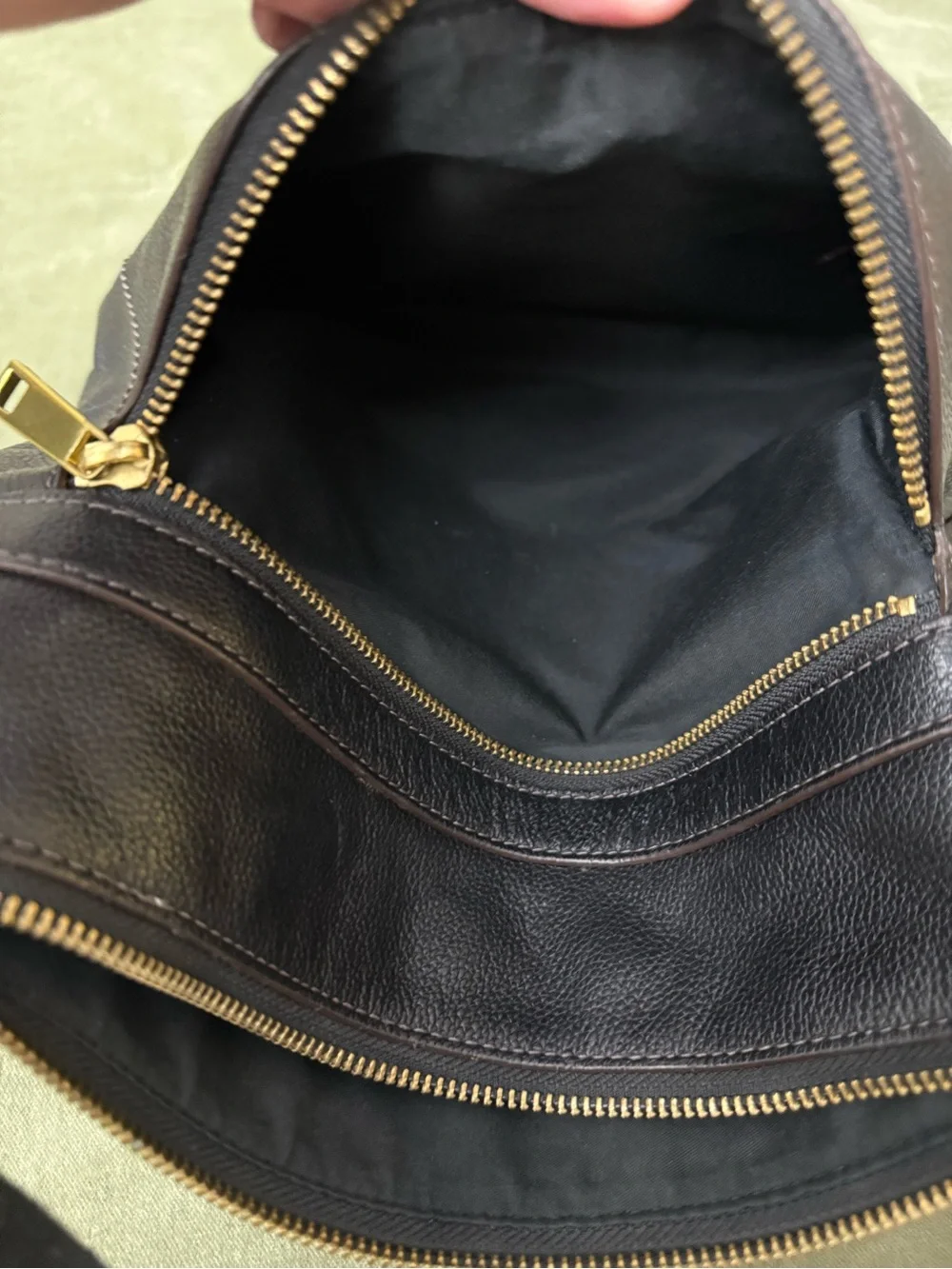 Fossil Felicity Black Leather Crossbody Bag #OSP